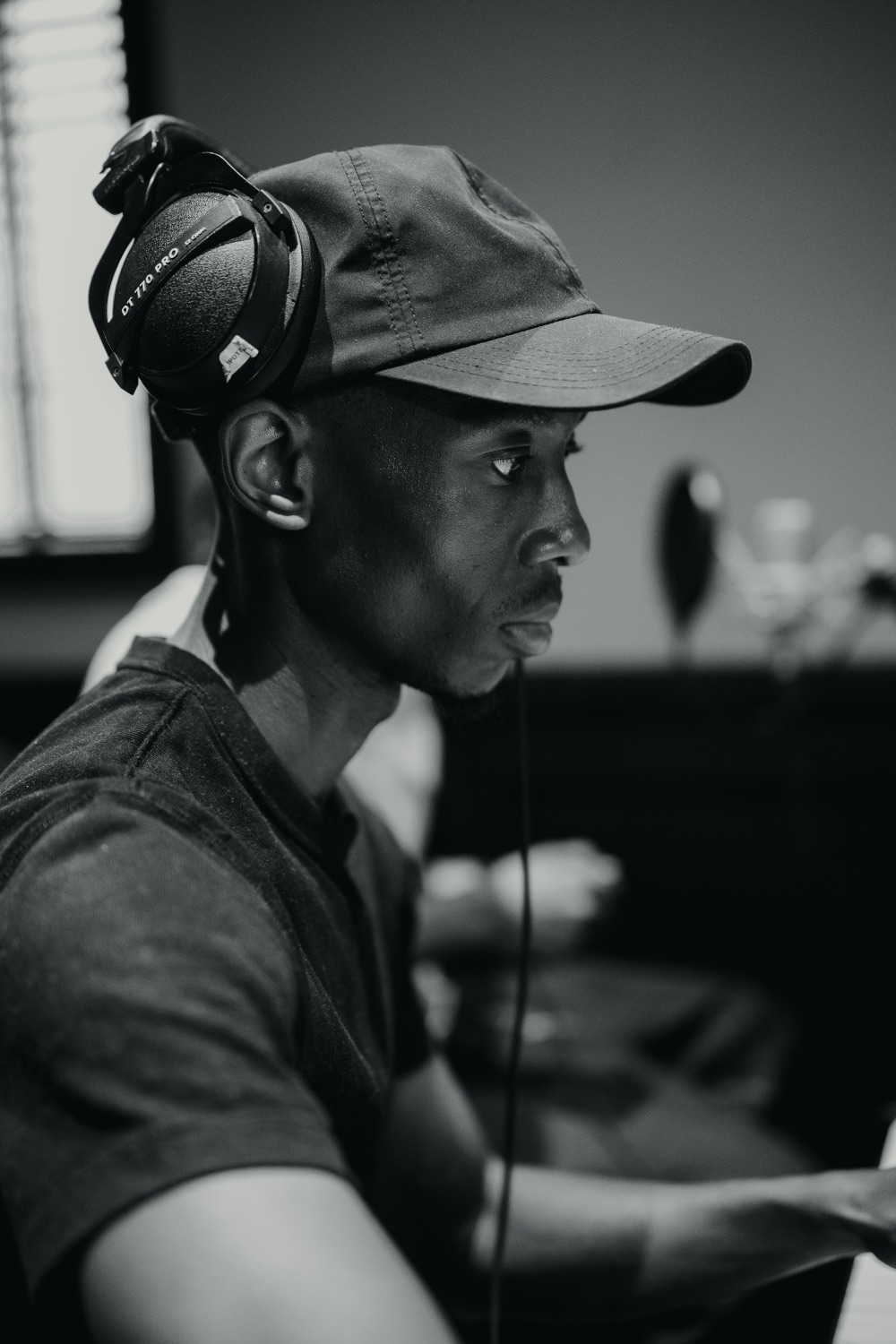 Music camp studio session