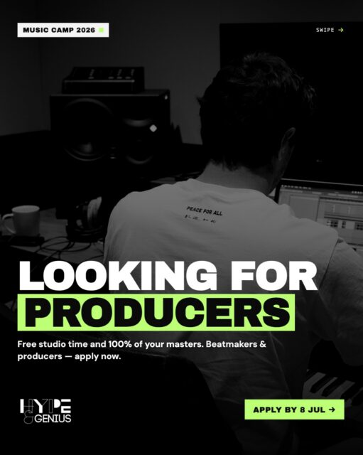 Last few days to apply for our camp! You can apply as a producer, we'll match you with artists and songwriters.

Link in bio!

#producers #musicproducer #londonproducers #ukmusiccamp #ukartists #musiccamp